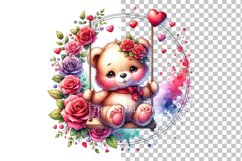 Valentine Clipart | Watercolor Clipart | Sublimation Product Image 3
