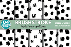 Brushstroke Digital Paper Background PNG Product Image 1