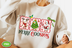 Funny Christmas PNG Silly Goose Design, Cute Christmas Png Product Image 4
