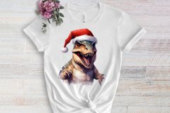 Funny Prehistoric Christmas Clipart Sublimation Product Image 3