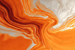 Orange Swirl Marble Abstract Background Product Image 1