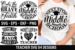 Teacher SVG Design - Rocking the Dog Mom and Teacher Life Product Image 1