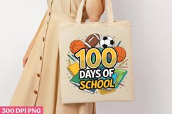 100 Days of School PNG, 100 Days Of School Sublimation PNG Product Image 3
