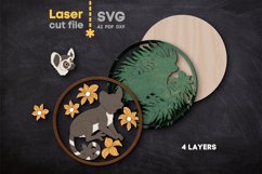 Lemur SVG laser cut file for Glowforge Product Image 3