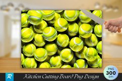 Tennis Balls Cutting Board Sublimation Design Product Image 1