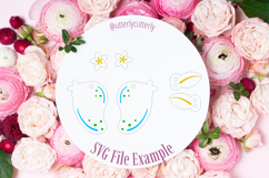 Bunny Mask Earring Laser Cut File- SVG FILE Product Image 3