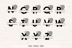Tennis Monogram SVG Bundle A Z Alphabet Letters Product Image 3