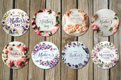 Mother&#039;s day flowers | Car coaster &amp; key chain sublimation Product Image 3