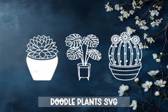 3 Cute Succulents Plants SVG Product Image 1