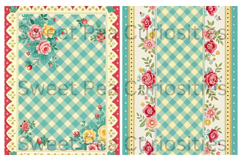 Shabby Chic, Flowers, Papers, Junk Journal Product Image 3