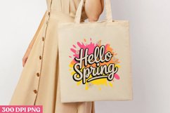 Hello Spring PNG, Hello Spring Sublimation PNG Product Image 3