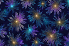Neon Firework Pattern Background for Holiday Crafts Product Image 1
