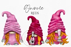 Pink Champagne Best Friends Gnomes | Gnome Clipart Product Image 3