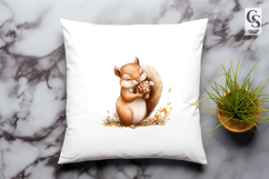 Cute Squirrel Clipart PNG Product Image 3