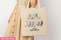 Rock Your Socks World Down PNG, Syndrome Sublimation PNG Product Image 1