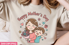 Floral Mama Mom Sublimation PNG Product Image 1