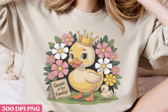Queen of the family PNG,Cute Animals Mothers Day Clipart PNG Product Image 3