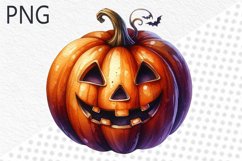 Halloween Pumpkins Sublimation - Clipart PNG Design Product Image 1