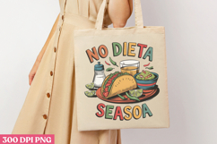 No Dieta Season PNG, Cinco De Mayo Sublimation PNG Product Image 1