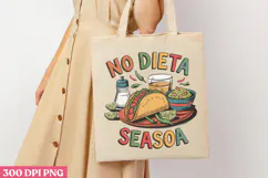 No Dieta Season PNG, Cinco De Mayo Sublimation PNG Product Image 1