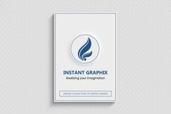 Beautiful Floral Frame on beige background generative AI Product Image 2