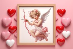 Valentines Day Cupid Sublimation Bundle, Cupid Watercolor Product Image 3