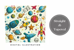 Art School Tumbler Wrap, Science Tumbler Sublimation PNG Product Image 3