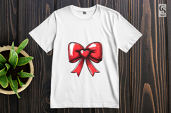 Red Heart Bow Illustrations Clipart Sublimation PNG Product Image 2