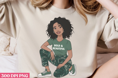 Empowering Black Girl Clipart PNG Product Image 3