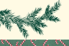 Pine Tree Christmas Borders, SVG, PNG Clipart Product Image 4