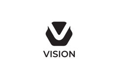 Vision Hexagon Letter V Logo Design Vector Product Image 3