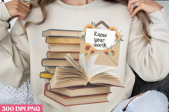Book Reader Sublimation PNG Product Image 1