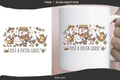 Fiesta geese png design for T-shirts Product Image 3