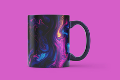 Purple Swirl Art Digital Paper Product Image 3