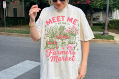 Farmers Market PNG, Preppy Summer Fresh Produce Local Food Product Image 3