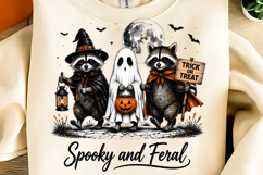 Raccoon Ghost PNG, Trending Halloween PNG, Halloween Dog PNG Product Image 5