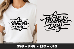 Mothers Day Elegant Script Design SVG PNG Product Image 1