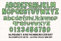 St patrick alphabet png clipart, st patrick letters doodle Product Image 3