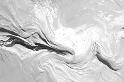 High-Gloss Silver &amp; White Fluid Abstract Marble Texture Product Image 1