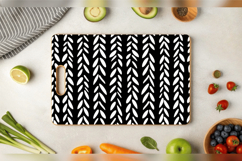 Black &amp; White Knitted Cutting Boards sublimation Design Product Image 3
