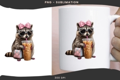 Raccoon png design for T-shirts Product Image 3