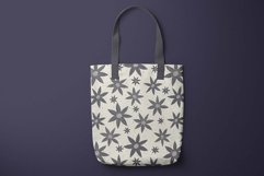 Monochrome Floral Seamless Pattern Product Image 3