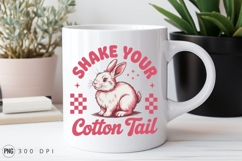 Shake Your Cotton Tail Bunny Vector Sublimation PNG Product Image 2