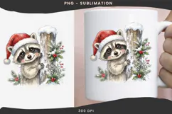 Christmas peeking character png design for T-shirts Product Image 3