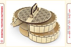 Box Organizer v29 - laser cut file - Glowforge ready SVG Product Image 3