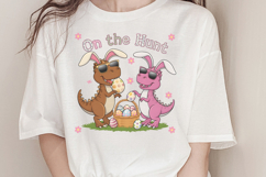 On the hunt PNG, Retro Easter Sublimation PNG Product Image 3