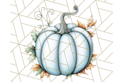 Fall Pumpkin Clipart PNG, Autumn Pumpkins, Jewel Tones Png Product Image 3