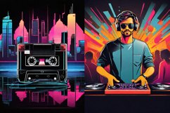 Midjourney 3100 Retro T-shirt Designs AI Art, Digital Prints Product Image 4