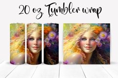Tumbler Wrap 20 oz Bundle | Flower Girls | Summer Girls PNGs Product Image 10