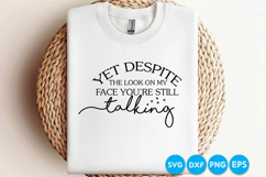 Sarcastic quotes SVG Design, Funny quotes svg design Product Image 3